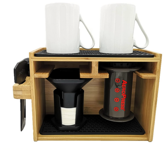 Bamboo Organizer for AeroPress